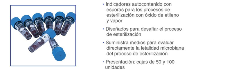 Indicadores biológicos duales Surgiplast